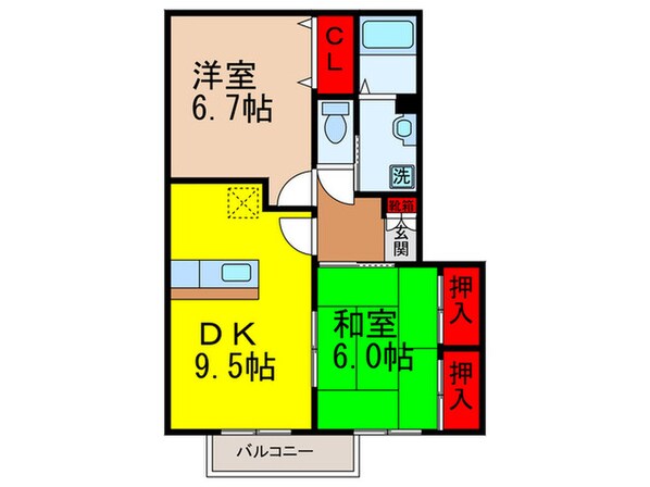 ＭＭ千里山の物件間取画像